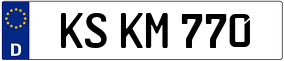 Truck License Plate